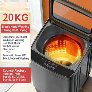 Lavadora Automática Pequeña con Pulsador, de Gran Capacidad, con Función de Secado y Elución Automática para Ropa - Product Image 2