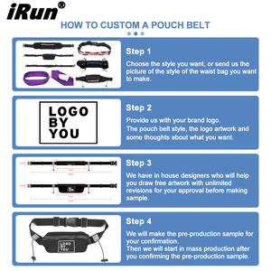 <span class=keywords><strong>IRun</strong></span>-riñonera deportiva para correr, personalizada, impermeable, con estampado completo, para maratón - Product Image 3