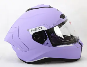 ECE2206標準フルフェイスダブルバイザーヘルメットビッグスポイラーライディングオートバイヘルメット