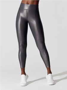 Ad alte prestazioni Yoga liquido lucido Fitness Push up collant <span class=keywords><strong>Leggings</strong></span> in pelle da donna - Product Image 2