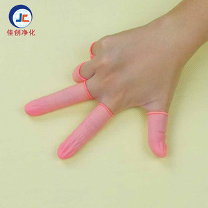 Duurzame Poedervrije <span class=keywords><strong>Esd</strong></span> Antistatische Cleanroom Roze Latex Vingerbedden Veiligheidshandschoenen Voor Elektronische Industrie - Product Image 5