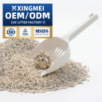 Lettiera Ibrida per Gatti Tofu Bentonite - Agglomerante 3 Secondi, Smaltibile nel WC, 99,9% Senza Polvere, CrushMax Premium Clay Mix