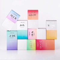 Conception personnalisée CMJN boîtes en carton d'emballage d'huile essentielle impression belle emballage de boîte de produit cosmétique de maquillage pour les soins de la peau
