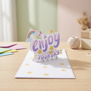 Carte pop-up 3D artisanale tendance pour la Saint-Valentin et Thanksgiving, conception personnalisée, découpe laser, impression offset, fabriquée au Vietnam, papier Hanoi - Product Image 5