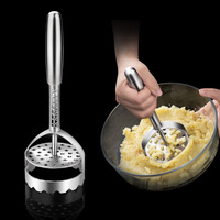 Ustensile de cuisine en acier inoxydable, presse-purée manuelle pour aliments complémentaires pour enfants, presse-purée pour pommes de terre