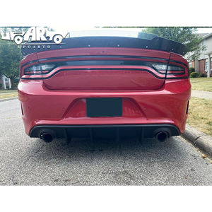 Difusor Trasero Estilo OEM con Aspecto de Fibra de Carbono para Dodge Charger <span class=keywords><strong>SRT</strong></span> 2015 2016 2017 2018 2019 2020 2021 2022 - Product Image 4
