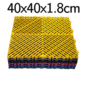 40*40*1.8cm <span class=keywords><strong>Carrelage</strong></span> de garage en plastique amovible <span class=keywords><strong>pour</strong></span> atelier de réparation automobile - Product Image 4
