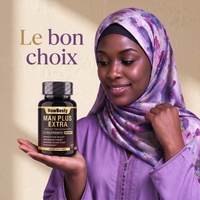 Capsules de Maca Plus à base de plantes pour hommes - Énergie, soutien hormonal et immunitaire, sans gluten, végétalien, végétarien, 60 unités