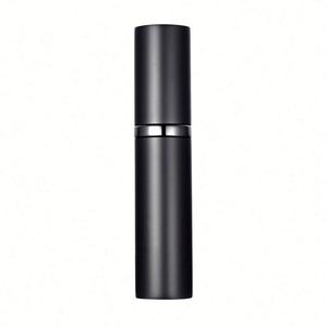 Flacon pulvérisateur en aluminium noir mat personnalisé avec étiquette privée, rechargeable, atomiseur de parfum à fine brume pour les soins personnels et les voyages - Product Image 2