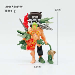 Figurines de créatures mythiques Shan Hai Jing, 6 pièces, jouets de monstres peints à la main, à collectionner, avec boîte-cadeau et <span class=keywords><strong>affiche</strong></span> pour les fans de la mythologie - Product Image 1