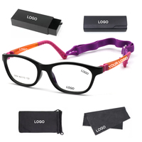 Lunettes optiques pour enfants, flexibles, pliables, grossissantes, anti-lumière bleue, montures de lunettes pour enfants