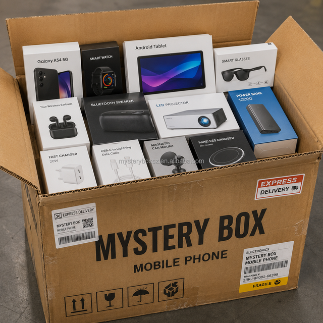 Mystery Box Mobile Phone New Products 2026 Smart Wearable Headset Charging Accessories Bulk Supply for Distributor Fast Shipping