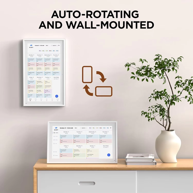 Digital Photo Frames Smart Digital Calendar WiFi Electronic Desktop Wall Mounted Tablet for Office Home Schedule Management