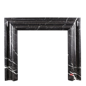Popolare Cornice per Caminetto in Marmo <span class=keywords><strong>Nero</strong></span> Margiua dal Design Moderno, Scultura Personalizzata - Product Image 4