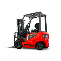 Chariot élévateur électrique compact à batterie lithium fabriqué en Chine, 1,5 tonne, 2 tonnes, 3 tonnes, avec prix compétitif