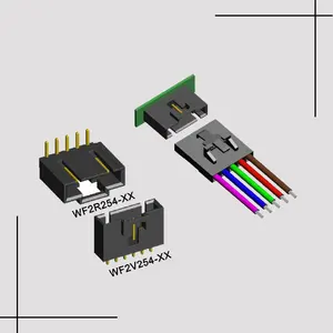 Molex 70553-0104 705530104 00705530104 shrouded pcb 헤더 및 와이어 하우징 스루 홀 male r/a 커넥터 4 핀