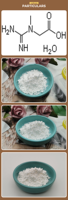 Créatine Monohydrate en Gros 99,9% Qualité Alimentaire Mesh 80-200 Poudre 1kg Sachet Aluminium 25kg Carton