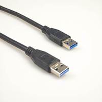 Cable de extensión USB 3,0 macho a macho, 5Gbps, transferencia de datos de alta velocidad, conector de cable de sincronización para PC, portátil, disco duro, 1m/2m/3m