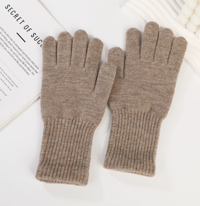 Gants d'hiver créatifs et tendance pour hommes et femmes, gants de <span class=keywords><strong>cyclisme</strong></span> tricotés, gants chauds rembourrés anti-froid à doigts séparés - Product Image 4