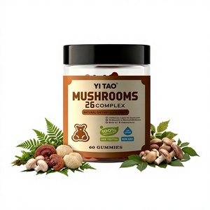 Gummies véganes de champignons Crinière de lion sous marque privée/ODM/OEM - Puissant complément vitaminique pour la concentration et la mémoire cérébrale - Faible MOQ 50 pièces - Product Image 1
