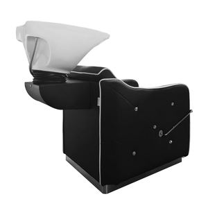 Sillón de Peluquería de Lujo con Lavabo de Cerámica para Salón de Belleza - Product Image 3