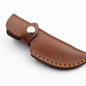 Étui de couteau en cuir fait main en gros, étui en cuir de vachette pour couteau de camping en plein air - Product Image 2