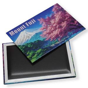 Aimants de réfrigérateur en étain personnalisés avec finition de luxe, aimants métalliques haut de gamme pour cadeaux d'entreprise premium - Product Image 3