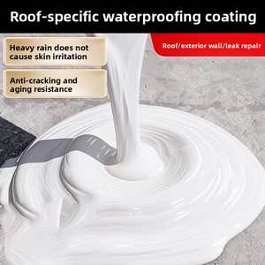 <span class=keywords><strong>Peinture</strong></span> d'<span class=keywords><strong>étanchéité</strong></span> à base d'eau pour toitures, murs extérieurs, bungalows, fissures, gouttières, fuites d'eau, protection solaire, terrasses et réparation des fuites - Product Image 4