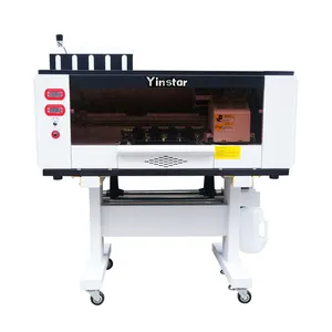 30cm A3 DTF Printer 2*I3200 Xp600 Printheads With Powder Shaker for T-shirt clothes canvas fabric printing for pod business