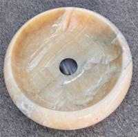 Lavabo personnalisé de vanité de salle de bains d'hôtel moderne au-dessus du comptoir lavabo en pin Jade poli montage sur robinet monotrou garantie de 5 ans