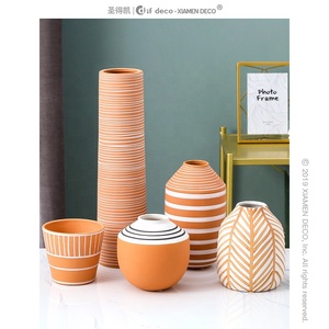 <span class=keywords><strong>Grand</strong></span> <span class=keywords><strong>vase</strong></span> en céramique ligne nordique, art créatif, décoration pour la maison - Product Image 1