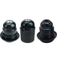 Douille de lampe en bakélite de haute qualité E12 E14 E26 E27 pour ampoule LED, douille de lampe avec vis