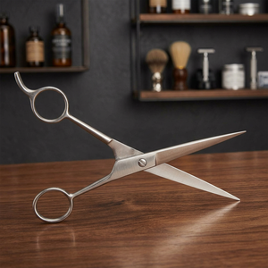 Ciseaux à cheveux professionnels en acier inoxydable, lame affûtée, manche long, pour droitiers, ciseaux de coiffure - Product Image 2