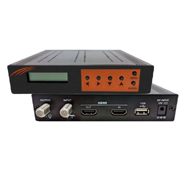 Digital Full HD Single Channel Processing Equipment Mini 1CH Home Digital Encoder HDMI to RF DVB-T Modulator