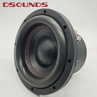 Haut-parleur de caisson de basses de 8 pouces pour système audio de voiture, double 4 OHM, haut-parleur de caisson de basses de voiture, double aimant et double bobine mobile de 2 pouces pour système audio de voiture