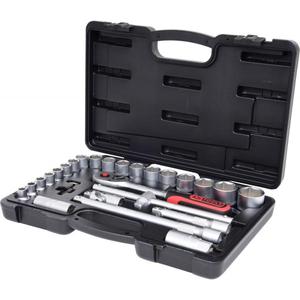 KS TOOLS-917,0728 Juego de enchufes de 1/2 ''(28 piezas)-EAN 4042146496220 JUEGOS DE TRINQUETE Y VASOS DE 1/2" - Product Image 1