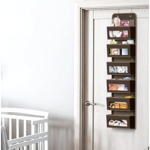 Organizador de Almacenamiento para Puerta con 6 Bolsillos, Tela Marrón, para Productos de Bebé - Product Image 6