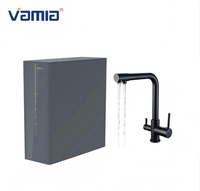 Système de purification d'eau par osmose inverse pour évier, robinet intelligent électrique en plastique, contrôle de la température à 4 vitesses pour usage domestique et commercial