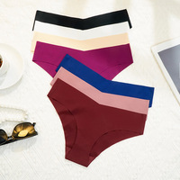 Vente en gros Sous-vêtements féminins en forme de V Strings invisibles Bikini Strings sans couture pour femmes Culottes pour filles Sous-vêtements