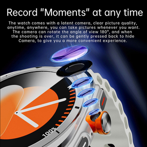 Montre connectée DF EDS U8 4G 5G Full Netcom avec carte SIM cellulaire, écran couleur HD de 1,6 pouce, caméra HD, 3 Go + 32 Go - Product Image 4