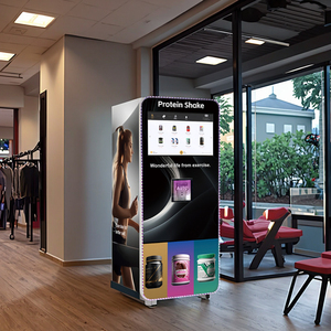 Automatic Touch Screen Milkshake Gym Cold Mixed Drink Coffee Protein Shake Vending Machine with Independent Mixing System - Product Image 3