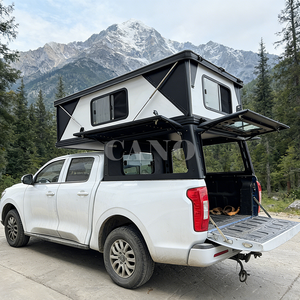 Tente de camping pour pick-up avec coque de camping-car en aluminium avec RTT pour les voyages tout-terrain, camping en famille, Tacoma, F150, Ranger - Product Image 2