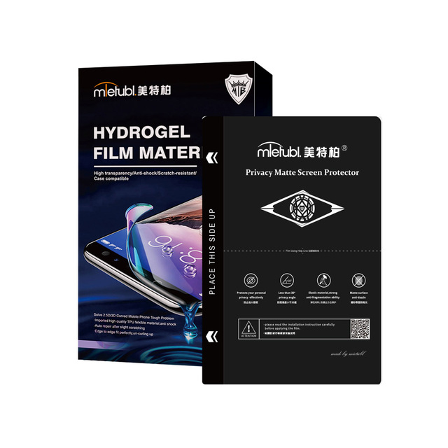 Factory Price Anti-spy High Transparent Privacy Films MatteTPU Hydrogel Screen Protector 120x180mm