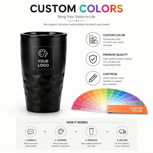 <b>Personalised</b> Office Home 11oz 320ml Stainless Steel Coffee Mug Custom logo Vacuum Double Wall Travel <b>Gift</b> Tumbler with Lid - Product Image 5