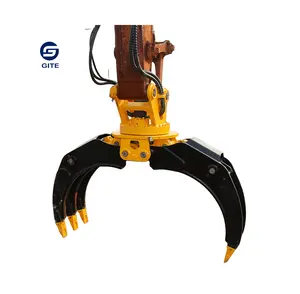 Log grapple manufacturers excavators rotating grapple