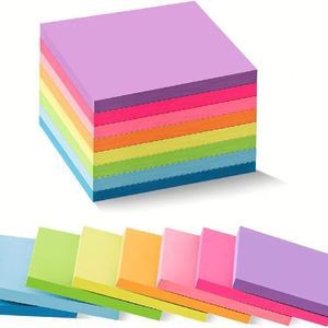 X418 Bloc-notes adhésifs mignons, blocs de notes, papeterie de bureau et scolaire, autocollants adhésifs, bloc-notes autocollants Poste - Product Image 2