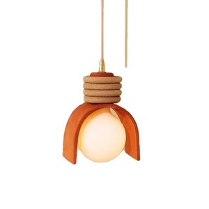 Nordic Minimalist Pendant <b>Light</b> E27 LED <b>Single</b> Head Chocolate Round Chandelier For Bedroom Living Room Restaurant Bar - Product Image 5