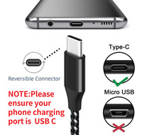 Cable de Datos Tipo-C BJC Blanco Trenzado de Nailon con Conductor de Cobre Puro, Carga Rápida, Conector USB-A de Aleación de Aluminio para Teléfono Móvil
