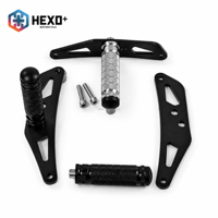 HEXO Stunt Foot Lock Foot Pegs untuk Yozma di 10 Pro- Laser-Cut Front Footrests yang Dapat Disesuaikan, Tersedia di Stok