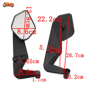 Rétroviseurs pliants universels pour <span class=keywords><strong>moto</strong></span> en alliage d'aluminium, accessoires de modification pour <span class=keywords><strong>moto</strong></span> - Product Image 2